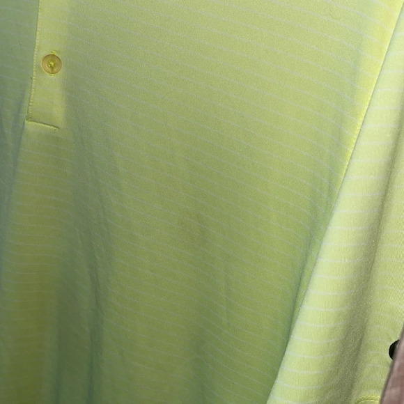 Nike Golf Dri-Fit Collared Shirt highlighter yellow color - Picture 6 of 7